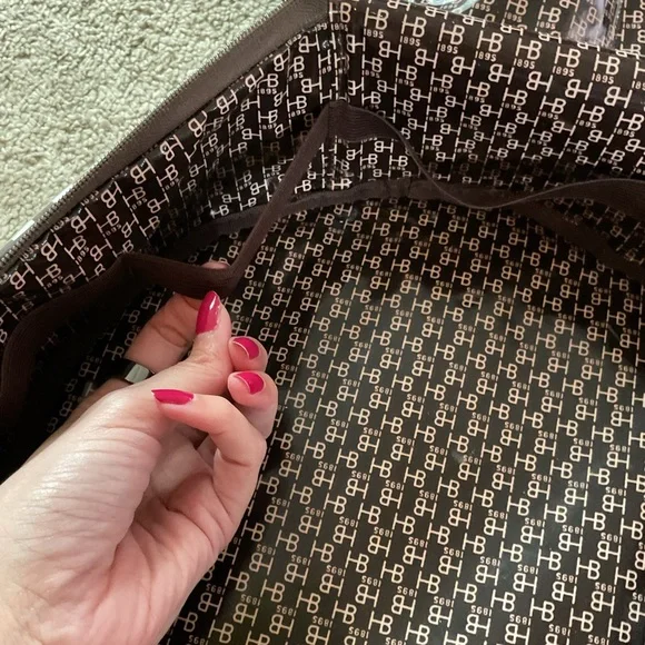 Henri Bendel RARE round XL travel cosmetic case bundle - Picture 6 of 13